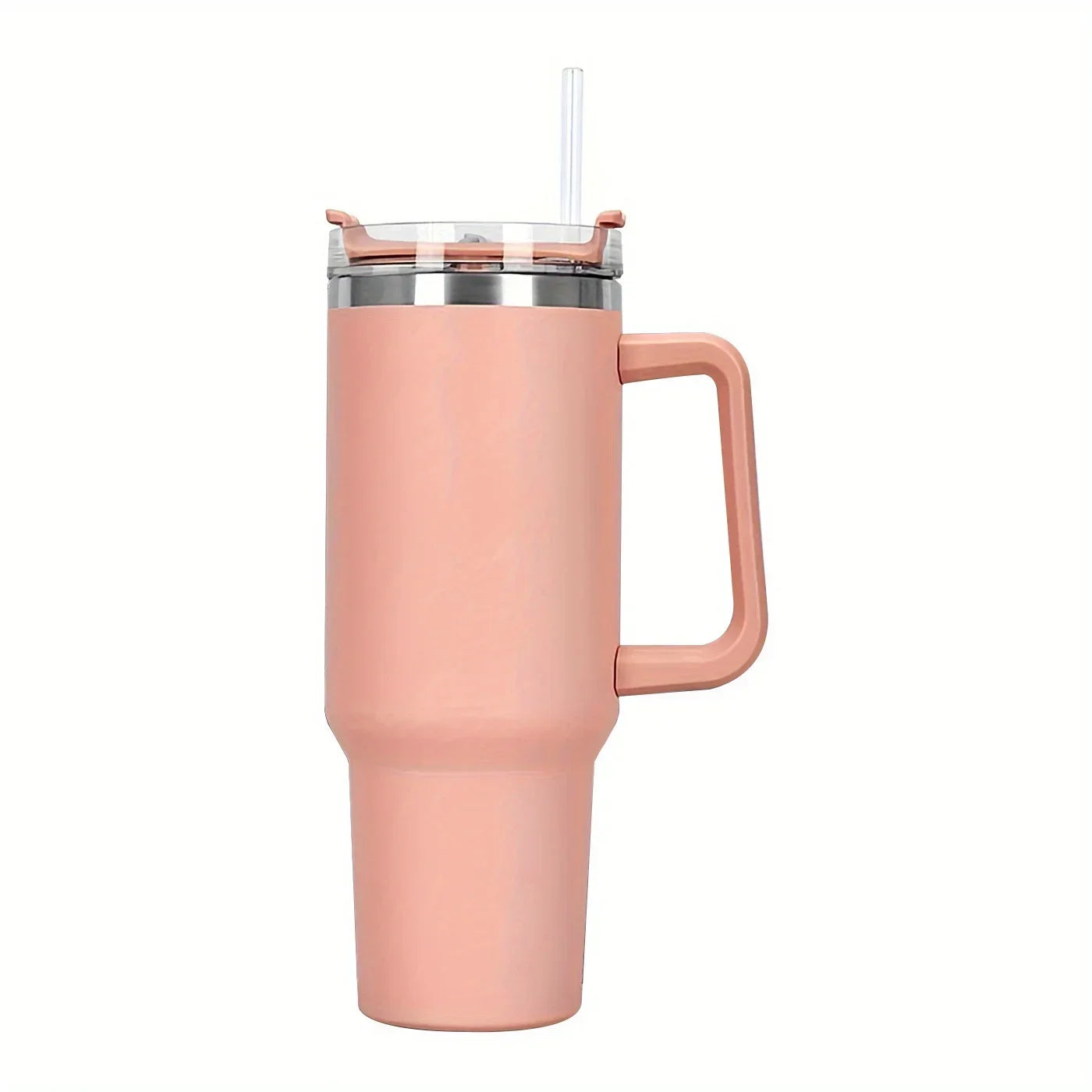 304 Stainless Steel Insulated Water Bottle Thermal Coffee Car Cup Cold Hot Mugs Vacuum Flask with Handle Straw for Sport Gif