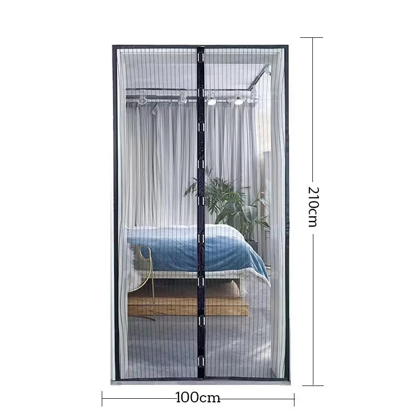 Anti-Mosquito Mesh Auto-Close Magnetic Anti-mosquito Mesh Invisible Door Mesh Anti-bug Fly Partition Curtain Magic Mesh