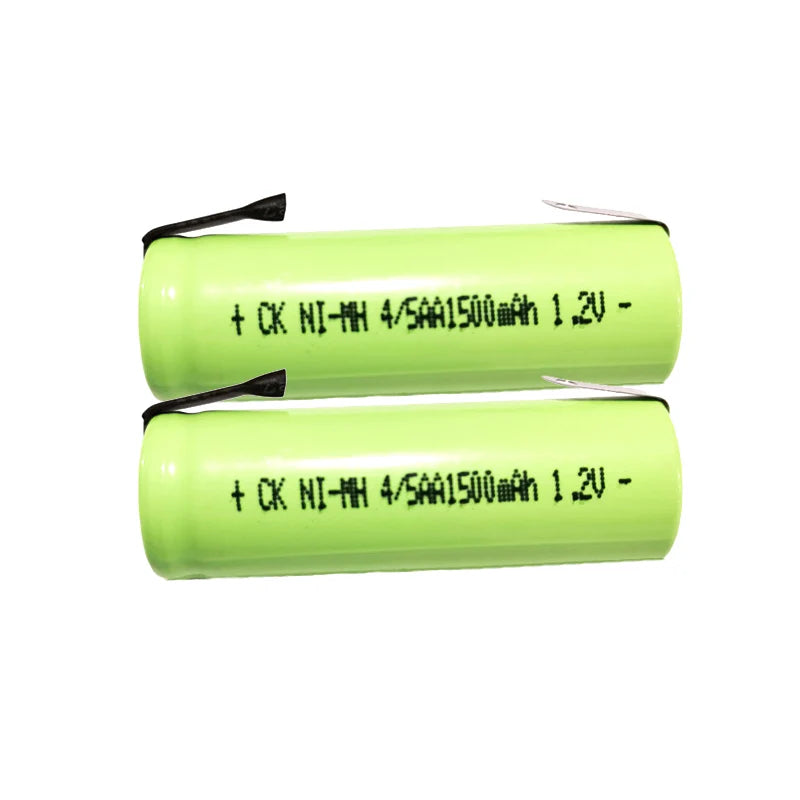 1-5PCS 1.2V 4/5AA 1500mAh Ni-Mh 4/5 AA Battery For Braun Oral B 3728 3754 3756 Electric Toothbrush Razor Shaver Barber