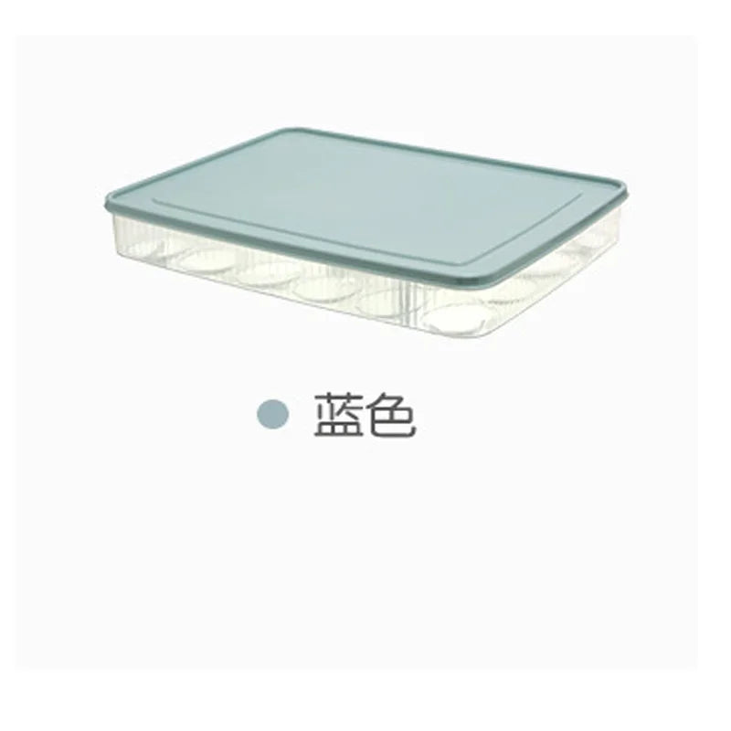 15/24 Grids Refrigerator Egg Storage Box Kitchen Refrigerator Household Preservation Plastic Dumpling Fresh-keeping Case Holder