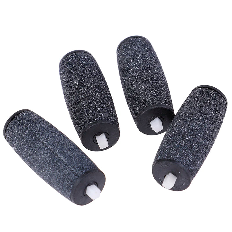 4 Pcs Foot Care Tool Heads Pedi Hard Skin Remover Refills Replacement Rollers For Scholls File