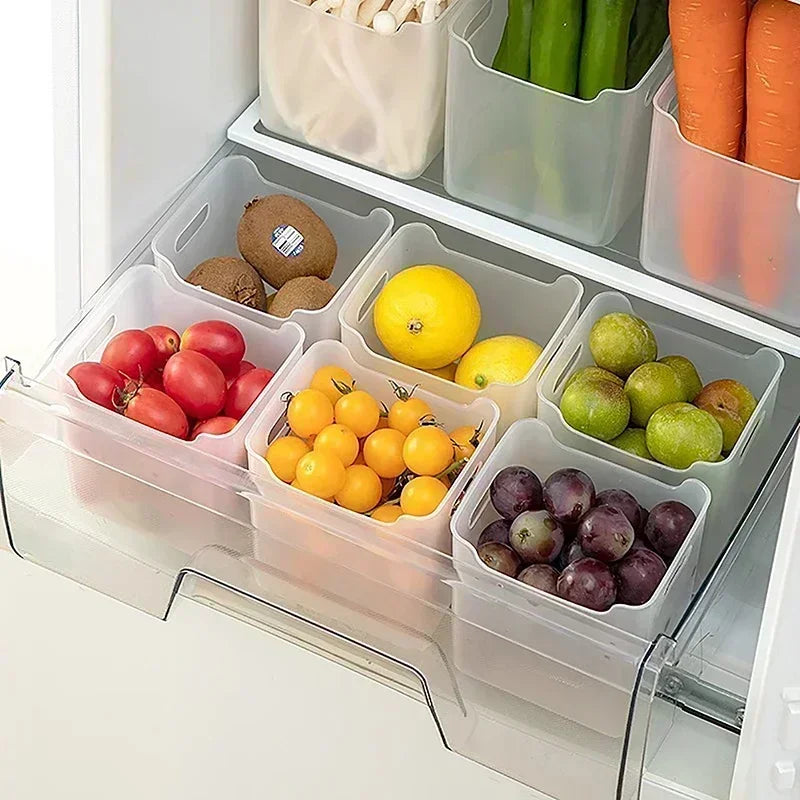 Refrigerator Storage Boxes Food Fresh Organizer Cold Storage Crisper Fruit Spice Food Container Boxes Home Kitchen Boxes