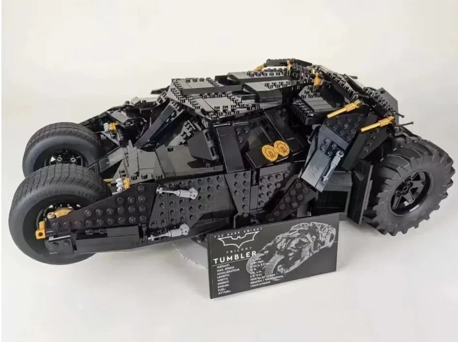 Compatible 76240 Chariot Dark Knight Batmobile 2049pcs Model Building Blocks Bricks Toys for Children Christmas Birthday Gifts