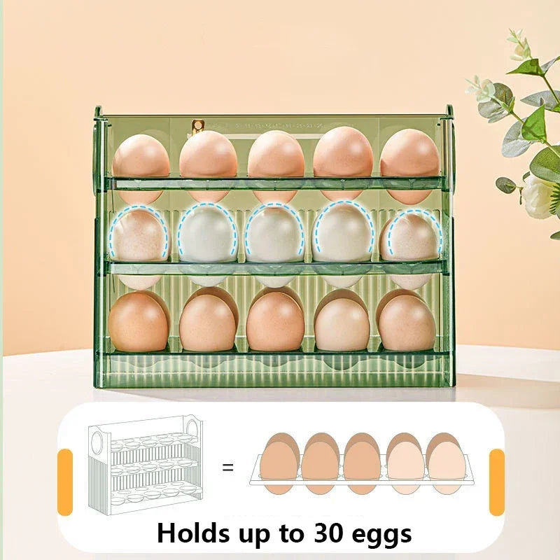 Egg Storage Box Refrigerator Organizer Food Containers Egg Fresh-keeping Case Holder Tray Dispenser Kitchen Storage Boxes