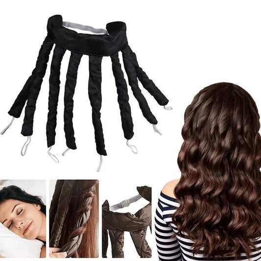 Lazy Hair Curler Hair Rollers Heatless Curling Rod Headband Curls Silk Ribbon Sleeping Soft Wave Formers No Heat Curler Ribbon