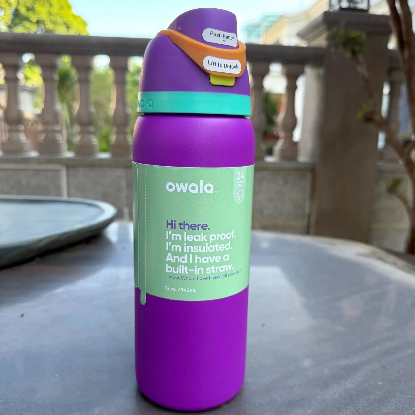 Owala Insulated Stainless Steel Water Bottle with Straw Sports Bottle Sports Travelling Schools