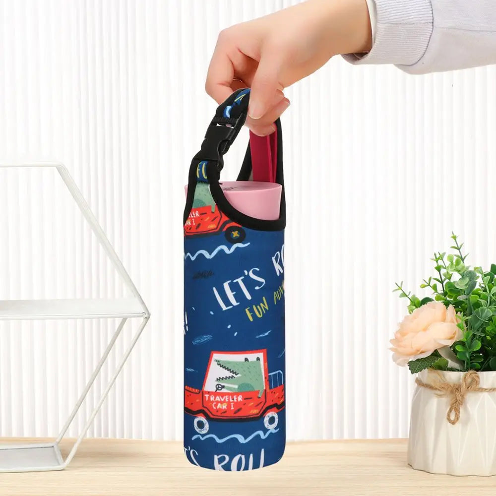 1PC Portable Sport Water Bottle Cover Insulator Sleeve Bag Case Pouch Bottles Cup Pouch Camping Drinkware Accessories