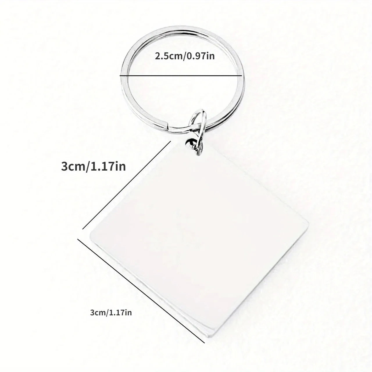 I‘M the Luckiest One to Have You, Stainless Steel Keychain, Romantic and Cute Accessory, Perfect Gift for Valentine's Day