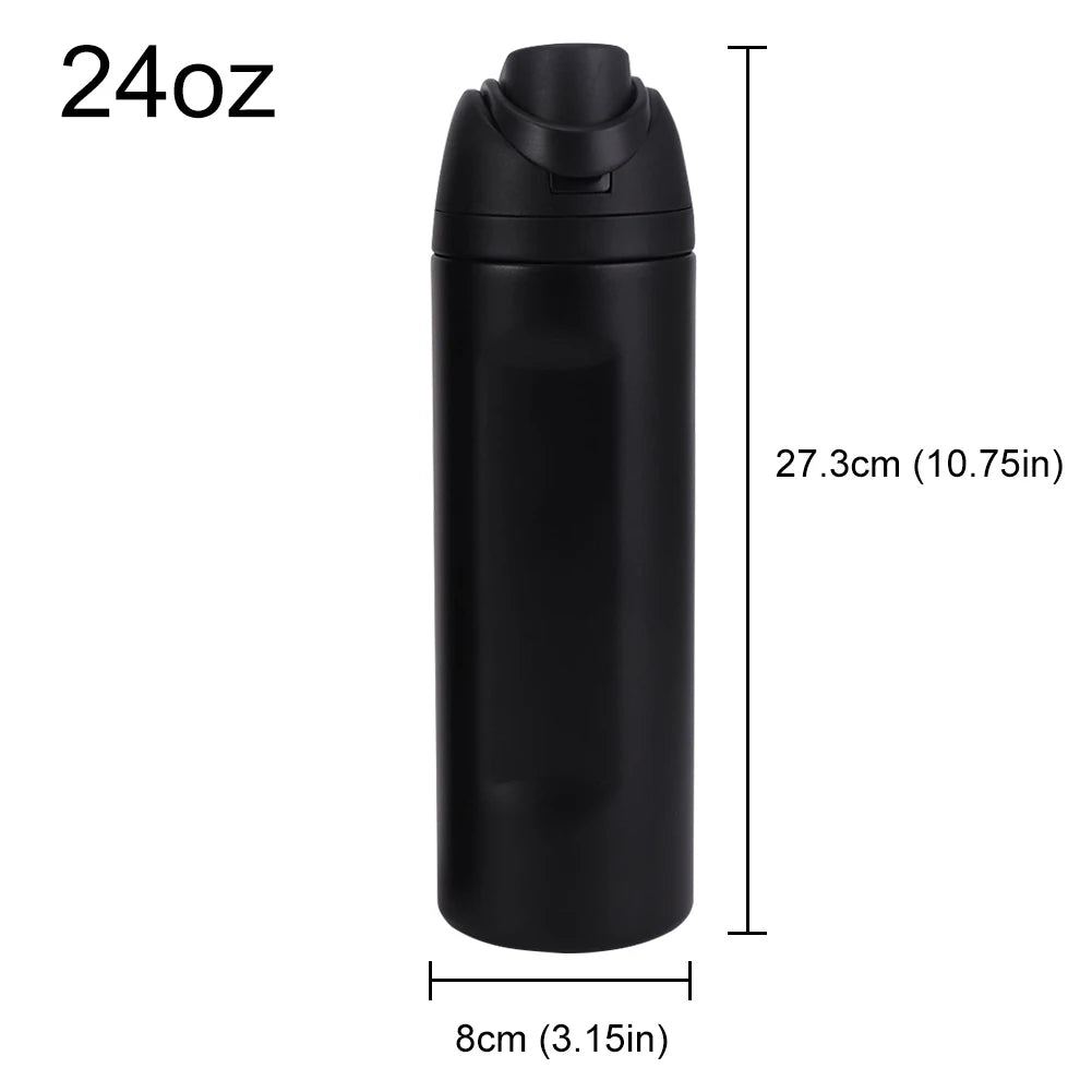 16/19/24/32OZ Stainless Steel Vacuum Double-Layer Insulated Sports Water Bottle Perfect Companion for Outdoor Sport Adventure