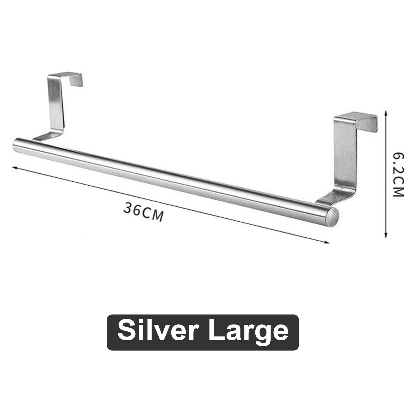 430 stainless steel towel rack, bathroom single pole towel rack, hanging accessories storage rack