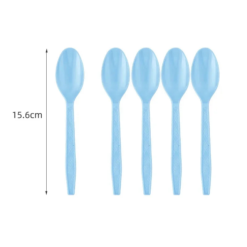 Solid Light Blue Theme Birthday Super Girls Decorations Party Disposable Tableware Paper Napkins Cups Plates Tablecloths Straws