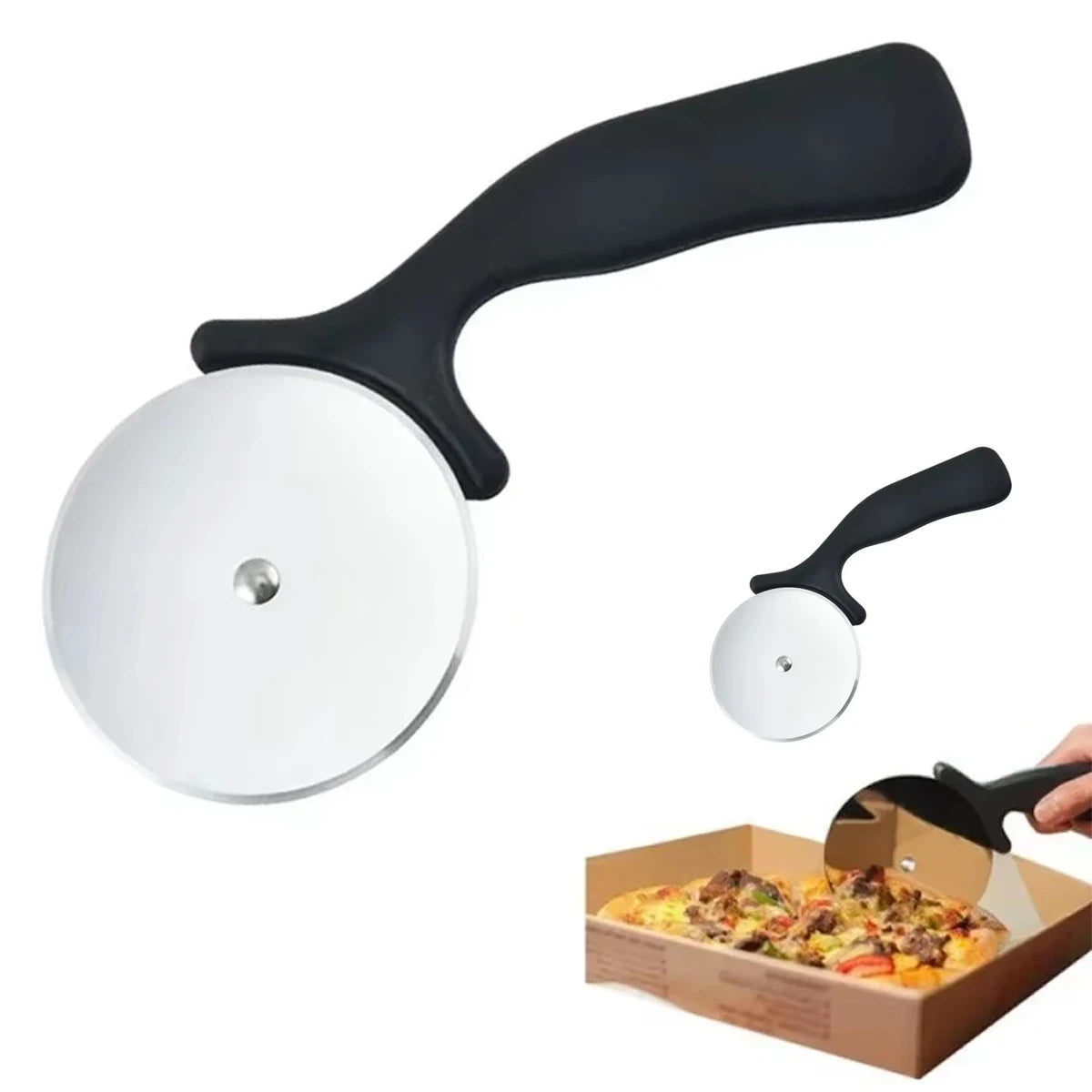 Stainless Steel Pizza Cutters Pastry Roller Cutter Pizza Knife Cookie Cake Roller Wheel Scissor Bakeware Kitchen Accessories