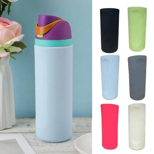 Replacement Full Wrap Water Bottle Boot Silicone Anti-Sliding Water Cup Cover Food Grade Bottle Protective Sleeve for Owala