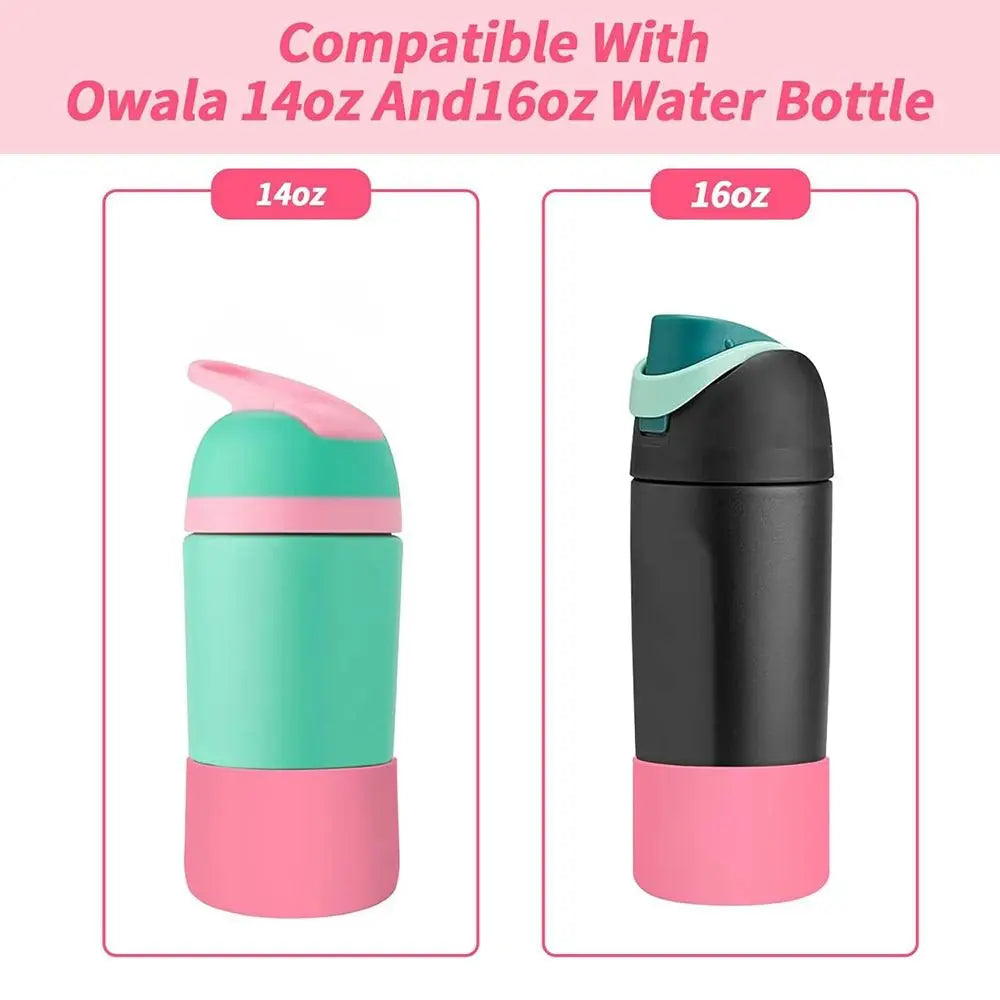 3pcs Travel Protective Water Bottle Boot BPA Free Shockproof Bottle Bottom Protector Food Grade Water Cup Cover for Owala