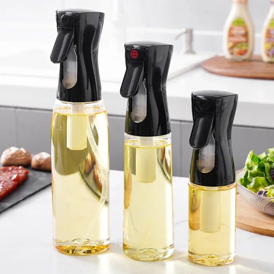 200ml 300ml 500ml Oil Spray Bottle Kitchen Cooking Olive Oil Dispenser BBQ Baking Camping  Vinegar Soy Sauce Sprayer Containers