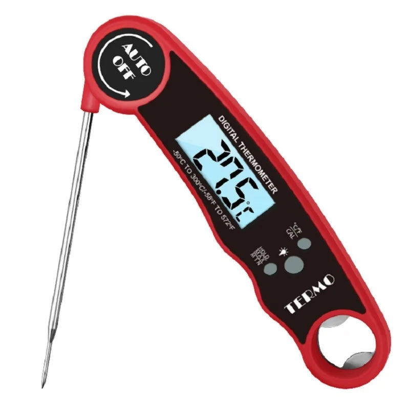 Digital Kitchen Food Digital Thermometer For Meat Water Milk Cooking Grilling Outdoor BBQ Waterproof Instant Read