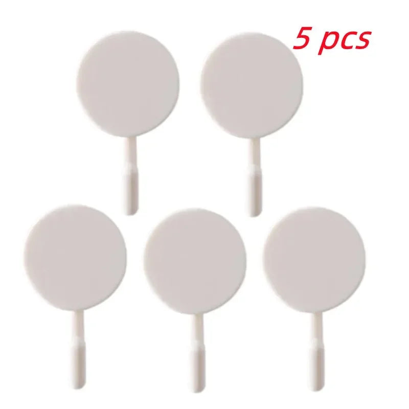 5/10pcs Hook Strong Adhesive Sticking Wall Kitchen Cute Hook Seamless No Punch Sticky Hanger Organizer Five Pack Random Color